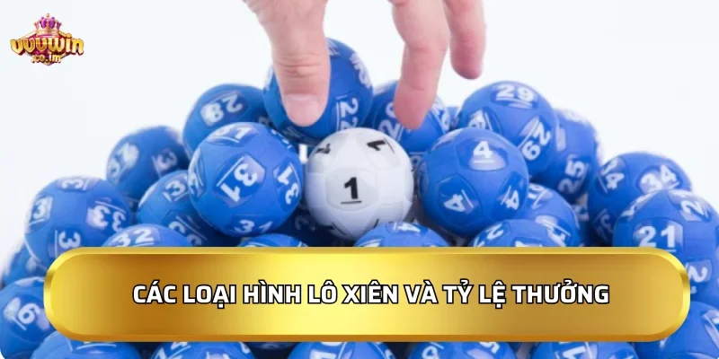 Các loại hình lô xiên và tỷ lệ thưởng tại VVVWin