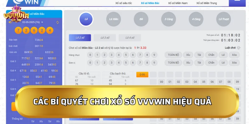 Các bí quyết chơi Xổ Số VVVWin hiệu quả